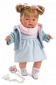 Интерактивная кукла Жоэлле 38 см., со звуком (Llorens Juan S.L., L 38324veg)